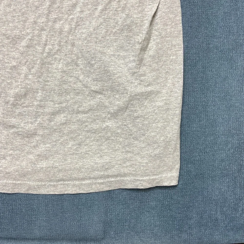 True Religion Brand Jeans T Shirt Men Large Heather Gray Cotton Crew Neck Summer